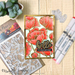 Paper Rose Poppy Decorative Background Die