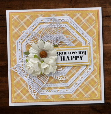 Paper Rose Lots and Lots of Octagons Die