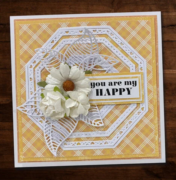Paper Rose Lots and Lots of Octagons Die