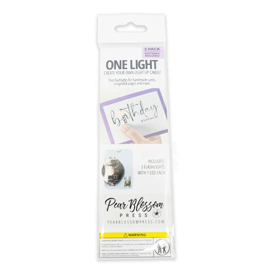 Pear Blossom Press One Light, 3 Pack