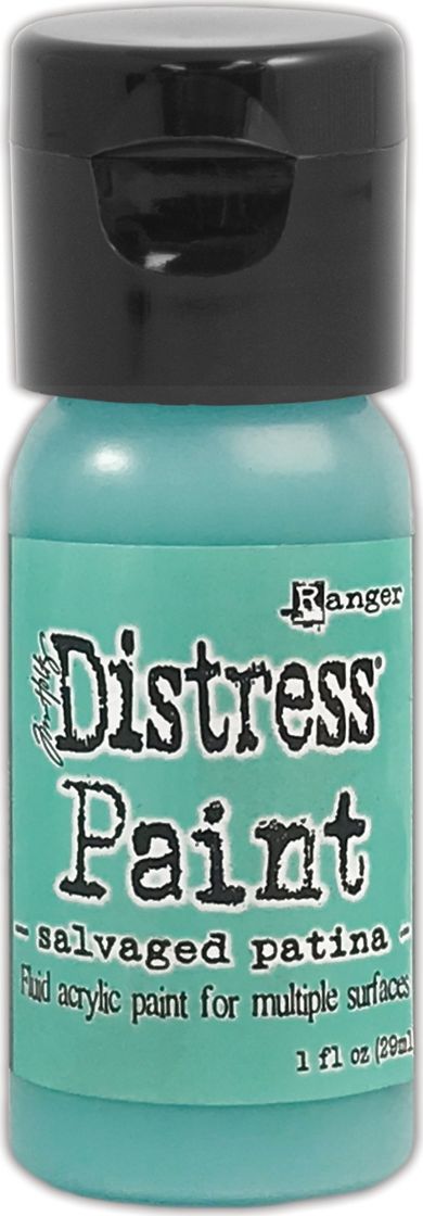 Ranger Distress Paint Salvaged Patina Flip Top Lid 1OZ