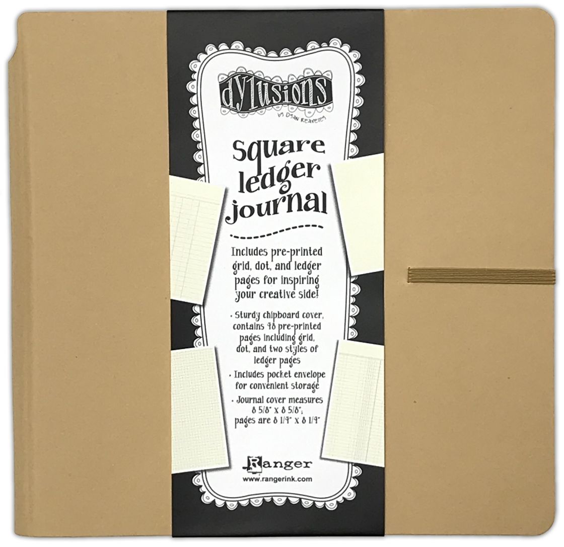 Dylusions Square Ledger Journal 8 5/8X8 5/8