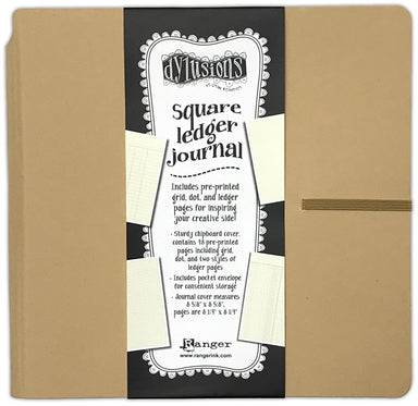 Dylusions Square Ledger Journal 8 5/8X8 5/8