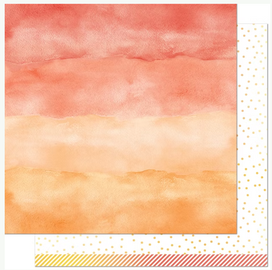 Lawn Fawn Watercolor Wishes Carnelian 12X12 Paper