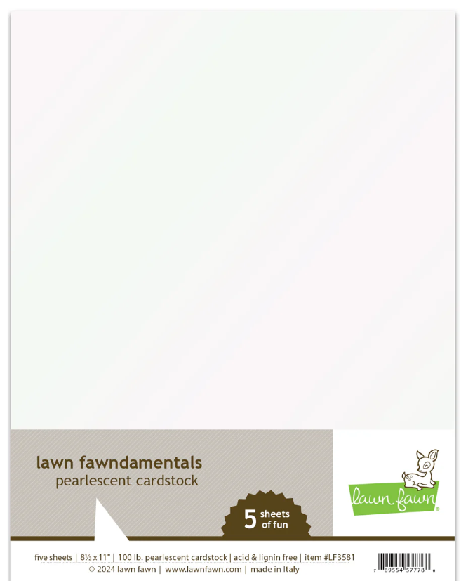 Lawn Fawn Pearlescent Cardstock