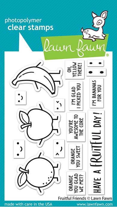 Lawn Fawn Fruitful Friends Clear Stamp