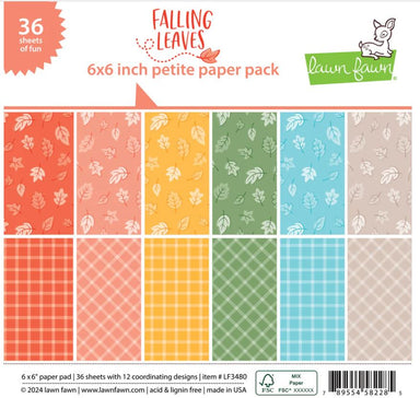 Lawn Fawn Falling Leaves 6X6 Paper Pack