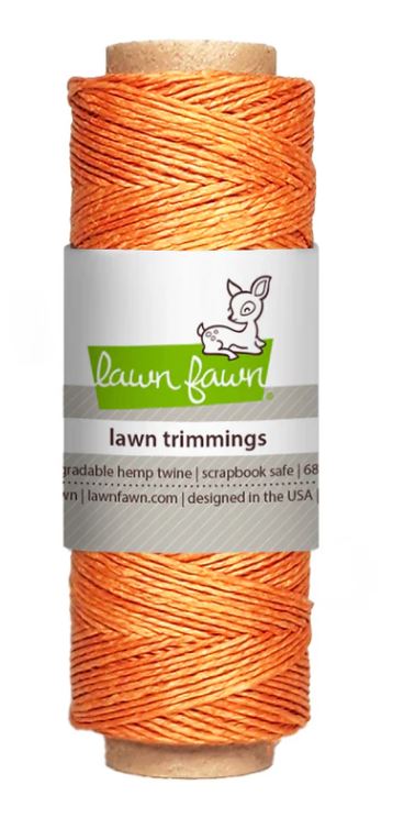 Lawn Fawn Orange Hemp Twine