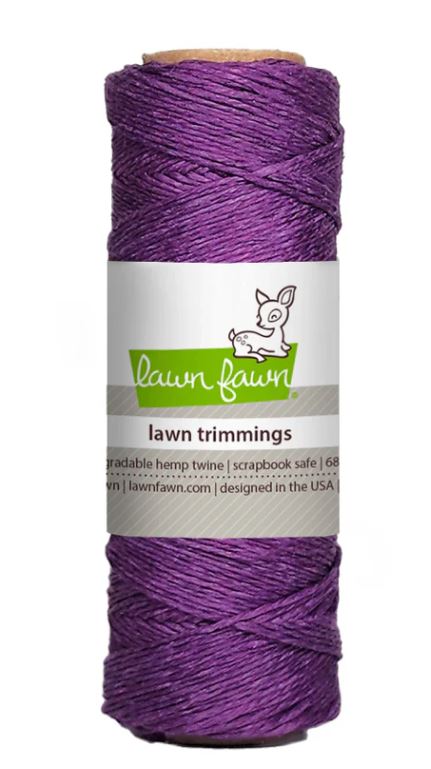 Lawn Fawn Purple Hemp Twine