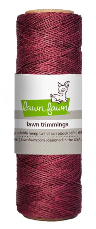 Lawn Fawn Burgundy Hemp Twine