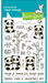 Lawn Fawn I Heart Pandas Clear Stamps