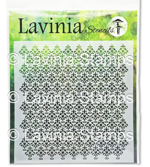 Lavinia Baroque Flower Stencil