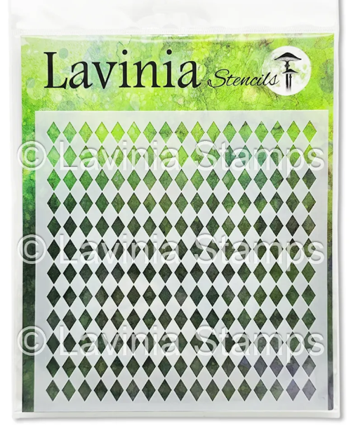 Lavinia Diamond Chequerboard Stencil