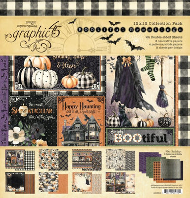 Graphic 45 Bootiful Greetings 12X12 Collection