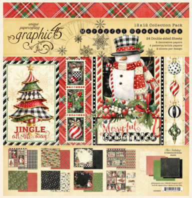 Graphic 45 Merry-ful Greetings 12X12 Collection
