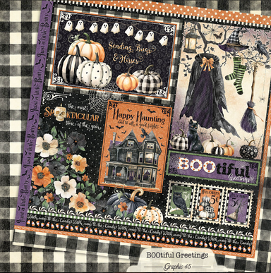 Graphic 45 BOOtiful Greetings Signature Cut Apart