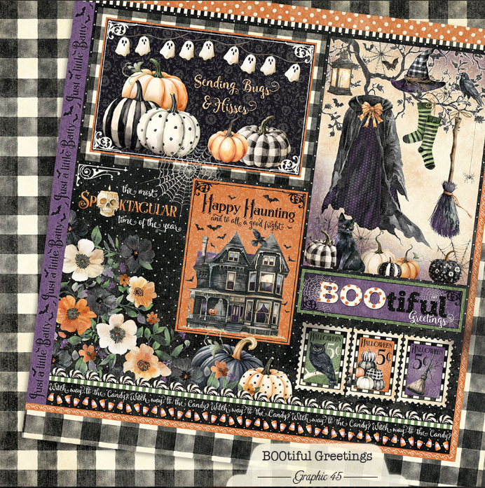 Graphic 45 BOOtiful Greetings Signature Cut Apart