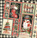 Graphic 45 Merry-ful Greetings Signature Cut-aparts 12X12 Paper