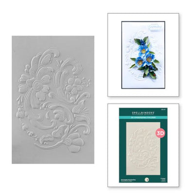 Spellbinders Norwegian Rosemaling Embossing Folder