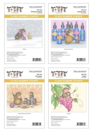 Spellbinders House Mouse Sweet Moments Stamp Bundle