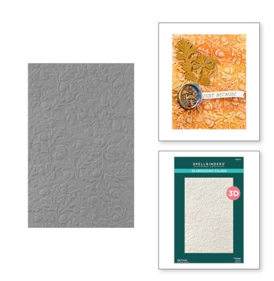 Spellbinders Oak Forest Embossing Folder