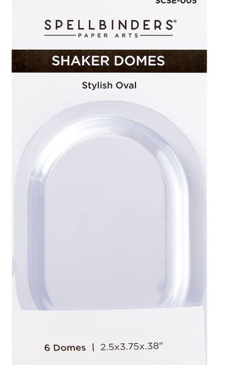 Spellbinders Stylish Ovals Shaker Domes