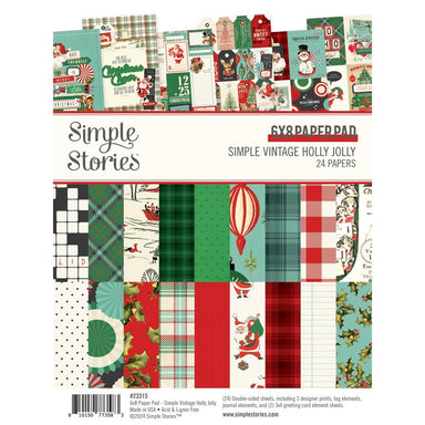 Simple Stories Holly Jolly 6X8 Paper Pad