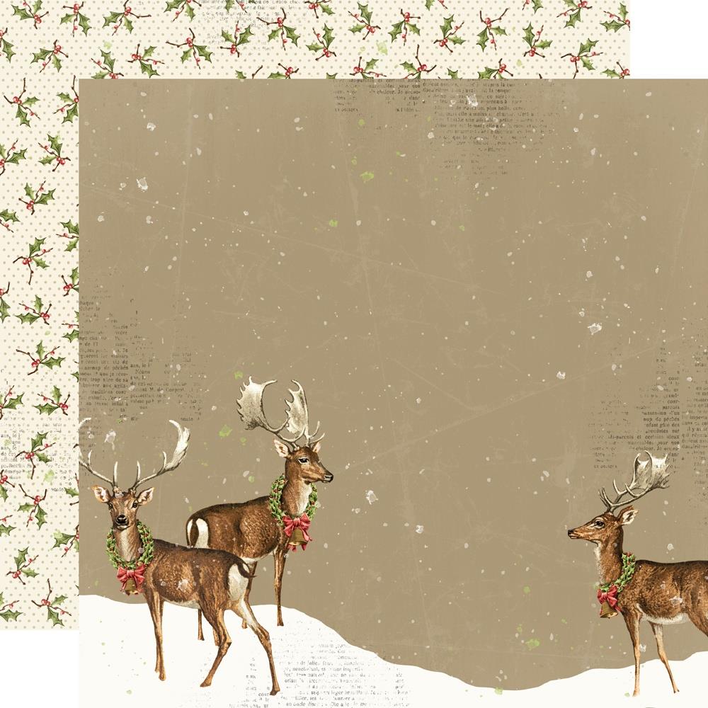 Simple Stories Yuletide Peace On Earth 12X12 Paper