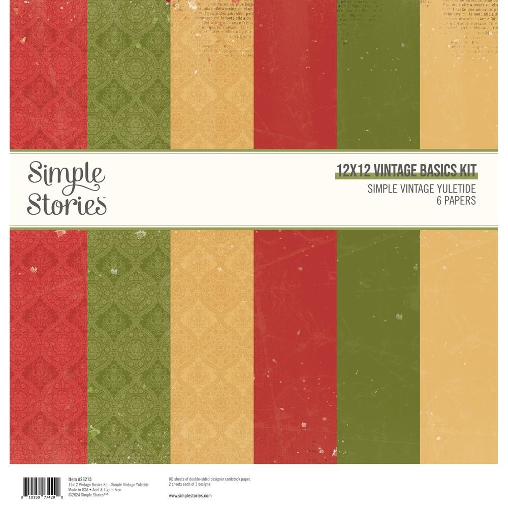 Simple Stories Yuletide 12X12 Basics Kit