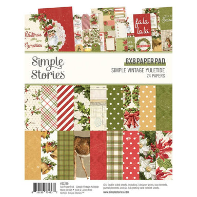 Simple Stories Simple Vintage Yuletide 6X8 Paper Pad