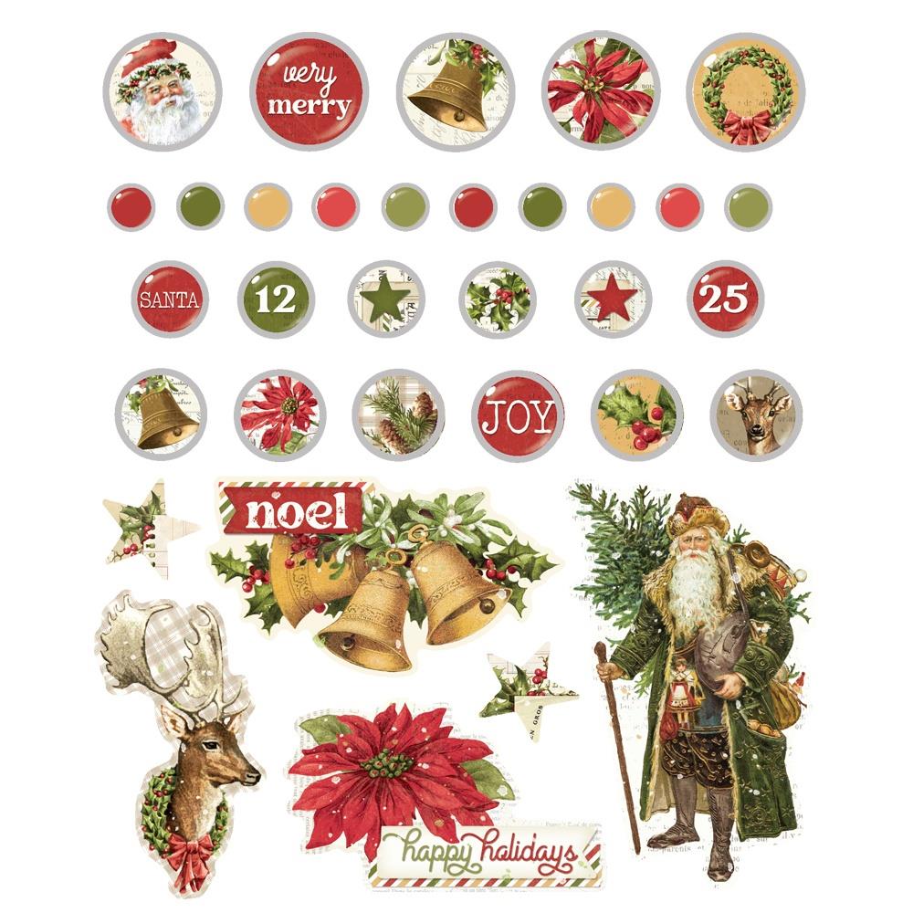 Simple Stories Yuletide Decorative Brads