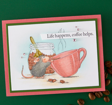 Spellbinders House Mouse Brew-tiful Day Stamps