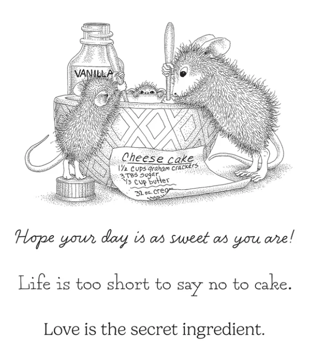 Spellbinders House Mouse Secret Ingredient Stamp