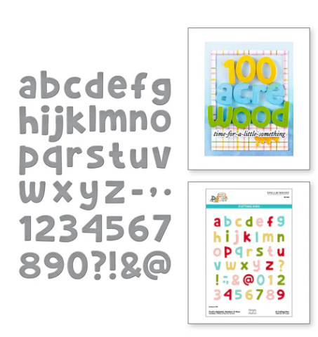 Spellbinders Pooh's Alphabet, Numbers & More dies