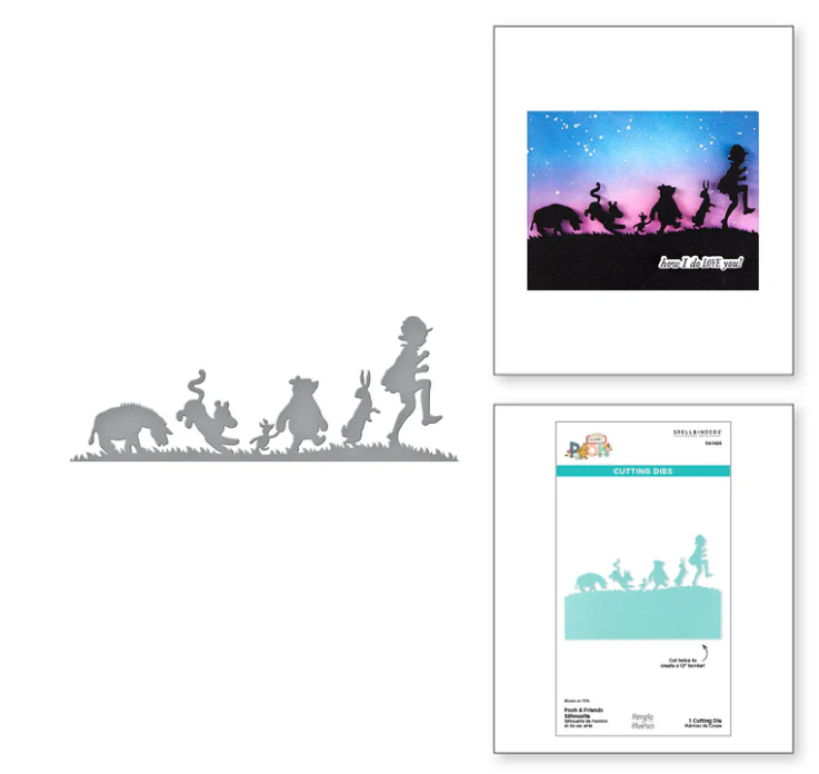 Spellbinders Pooh and Friends Silhouette Die