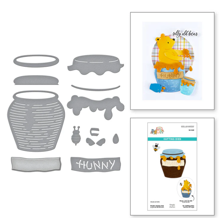 Spellbinders Pooh's Hunny Pot Die