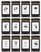Spellbinders Block Print Zodiacs Betterpress Bundle