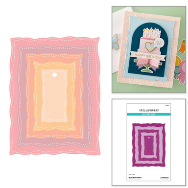Spellbinders Playful Stitched Panels Die