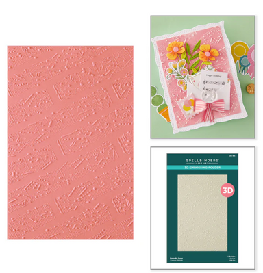 Spellbinders Favorite Song 8.5x11 Embossing Folder