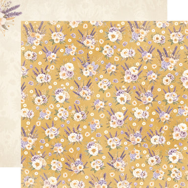 Simple Stories Simple Vintage Lavender Fields Stay Golden 12X12 Paper