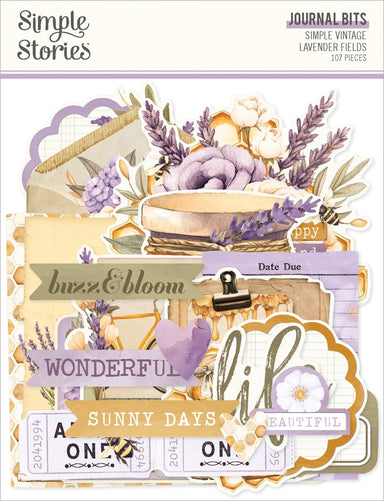 Simple Stories Simple Vintage Lavender Fields Journal Bits