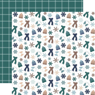Echo Park Snow Day Bundle Up 12X12 Paper