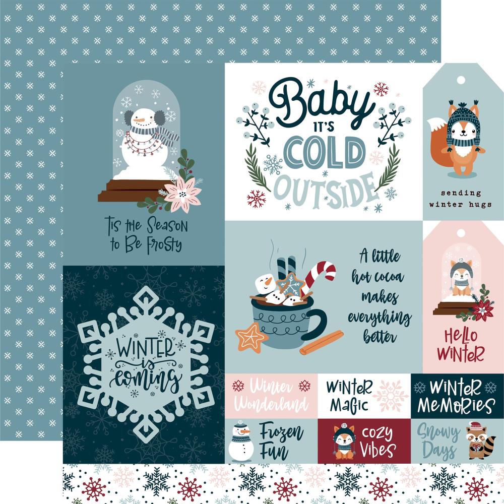 Echo Park Winter Fun Multi Journaling Cards