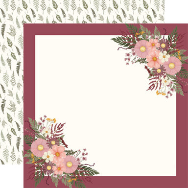 CB Pressed Floral Full of Magic Floral Frame]12X12