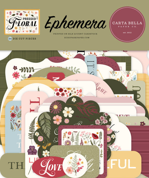 Carta Bella Pressed Floral Ephemera