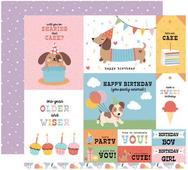 Echo Park Party Animal Multi Journaling Cards