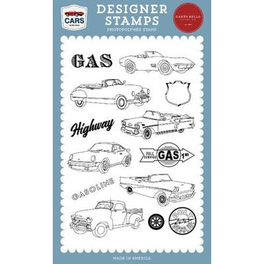Carta Bella Vintage Vehicle Clear Stamp