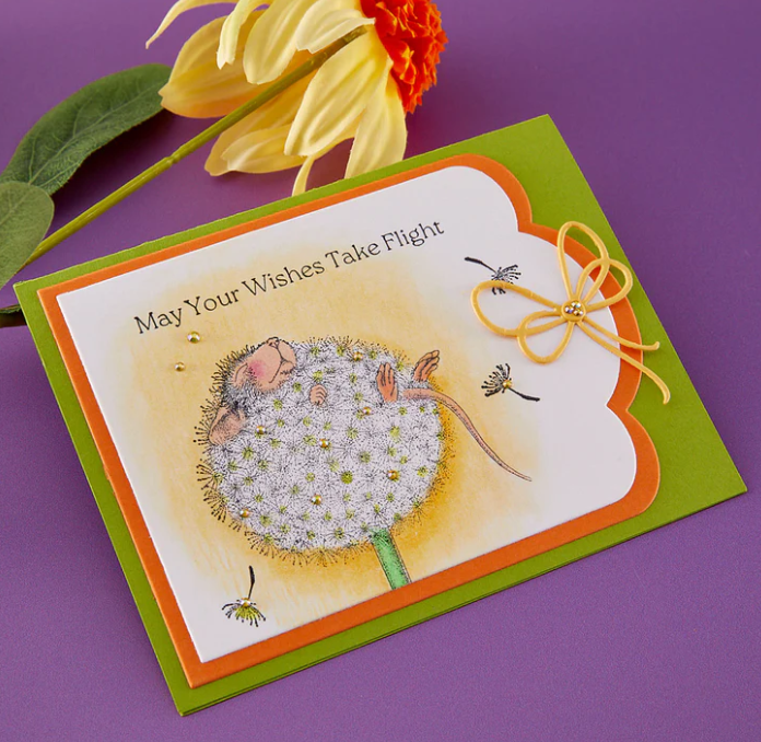 Spellbinders House Mouse Dandelion Dreams Stamp