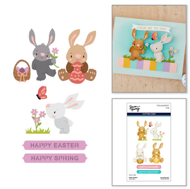 Spellbinders Bunny Buddies Die Set