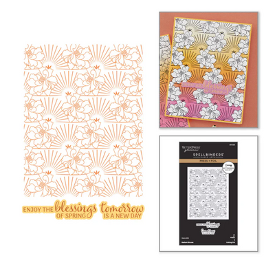 Spellbinders Radiant Bloom Betterpress Plate